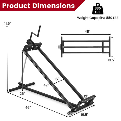 Riding Lawn Mower Lift Jack, Black Garden Tools at Gallery Canada