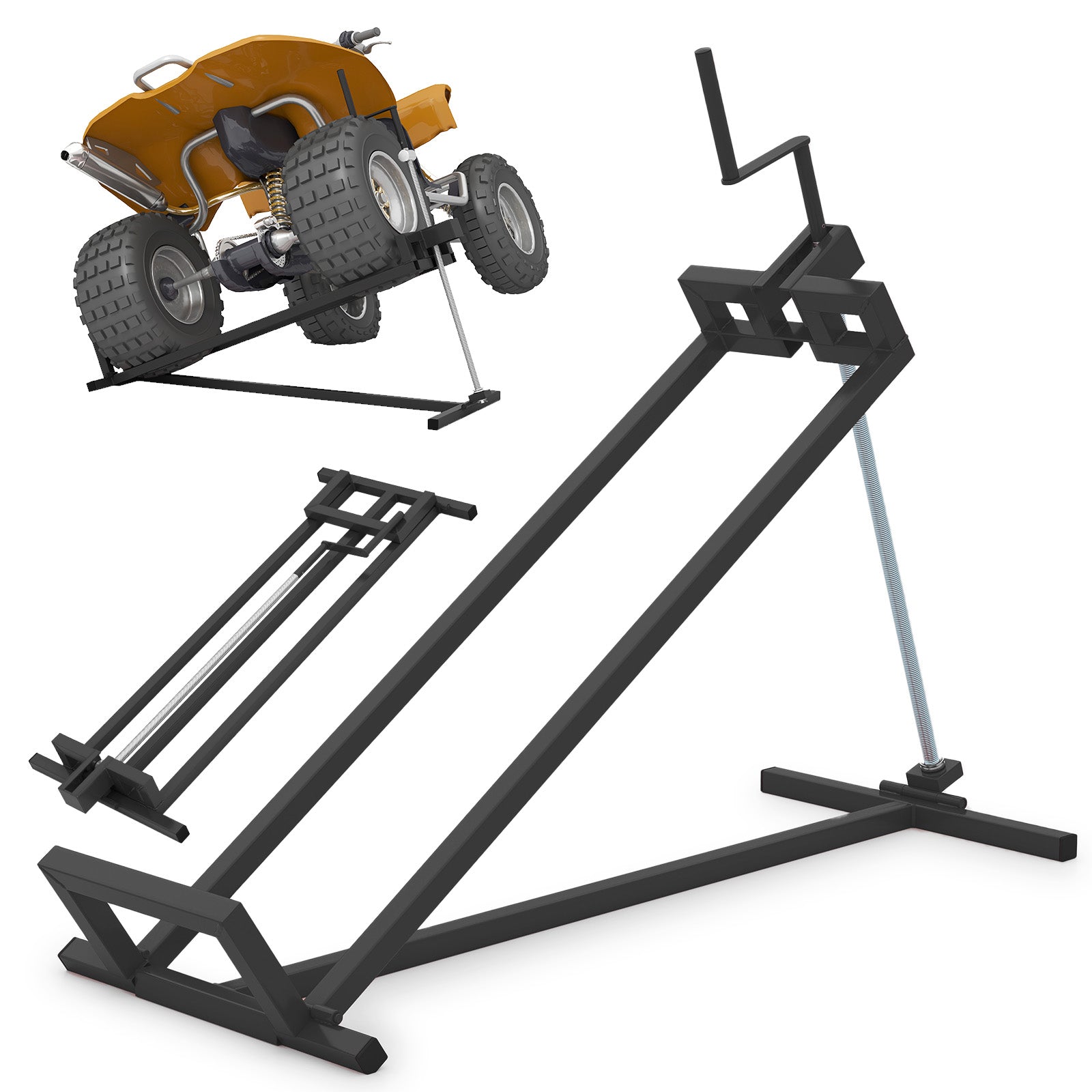 Riding Lawn Mower Lift Jack, Black Garden Tools Black at Gallery Canada