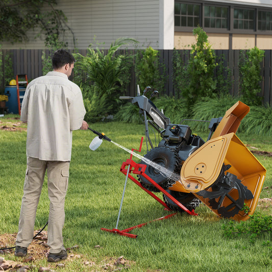 Riding Lawn Mower Lift Jack, Red Garden Tools Red at Gallery Canada