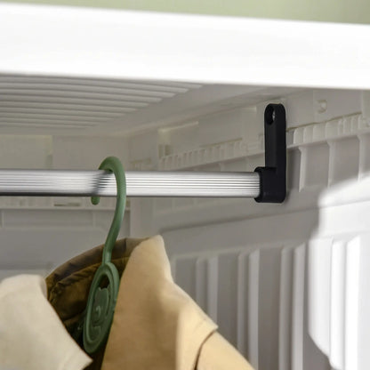 Portable Wardrobe Closet, Foldable Clothes Organizer, White Clothing Storage at Gallery Canada