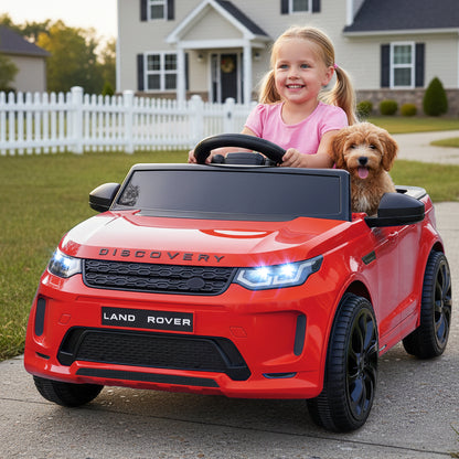 Licensed Land Rover Kids Ride on Car 12V Battery Powered Kids Electric Car, Red Powered Ride On Toys at Gallery Canada
