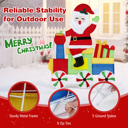 LED Santa On Train Christmas Decoration, Multicolor Christmas Decor & Accessories at Gallery Canada