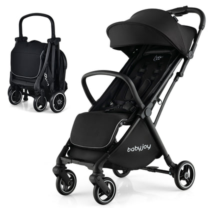 Lightweight Compact Travel Stroller, Airplane Cabin, Black Baby Strollers Black at Gallery Canada
