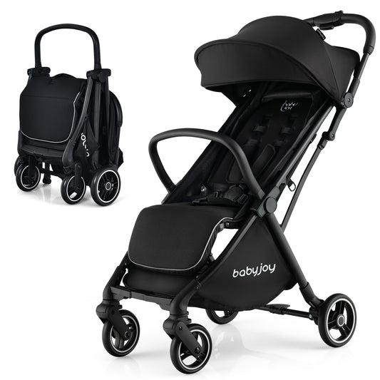Lightweight Compact Travel Stroller, Airplane Cabin, Black Baby Strollers Black at Gallery Canada