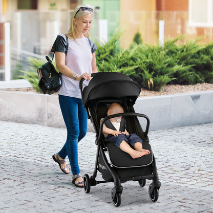 Lightweight Compact Travel Stroller, Airplane Cabin, Black Baby Strollers at Gallery Canada