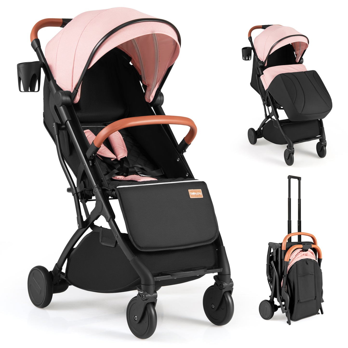 Lightweight Baby Stroller, Compact Travel, One-Hand Fold, Pink Baby Strollers at Gallery Canada