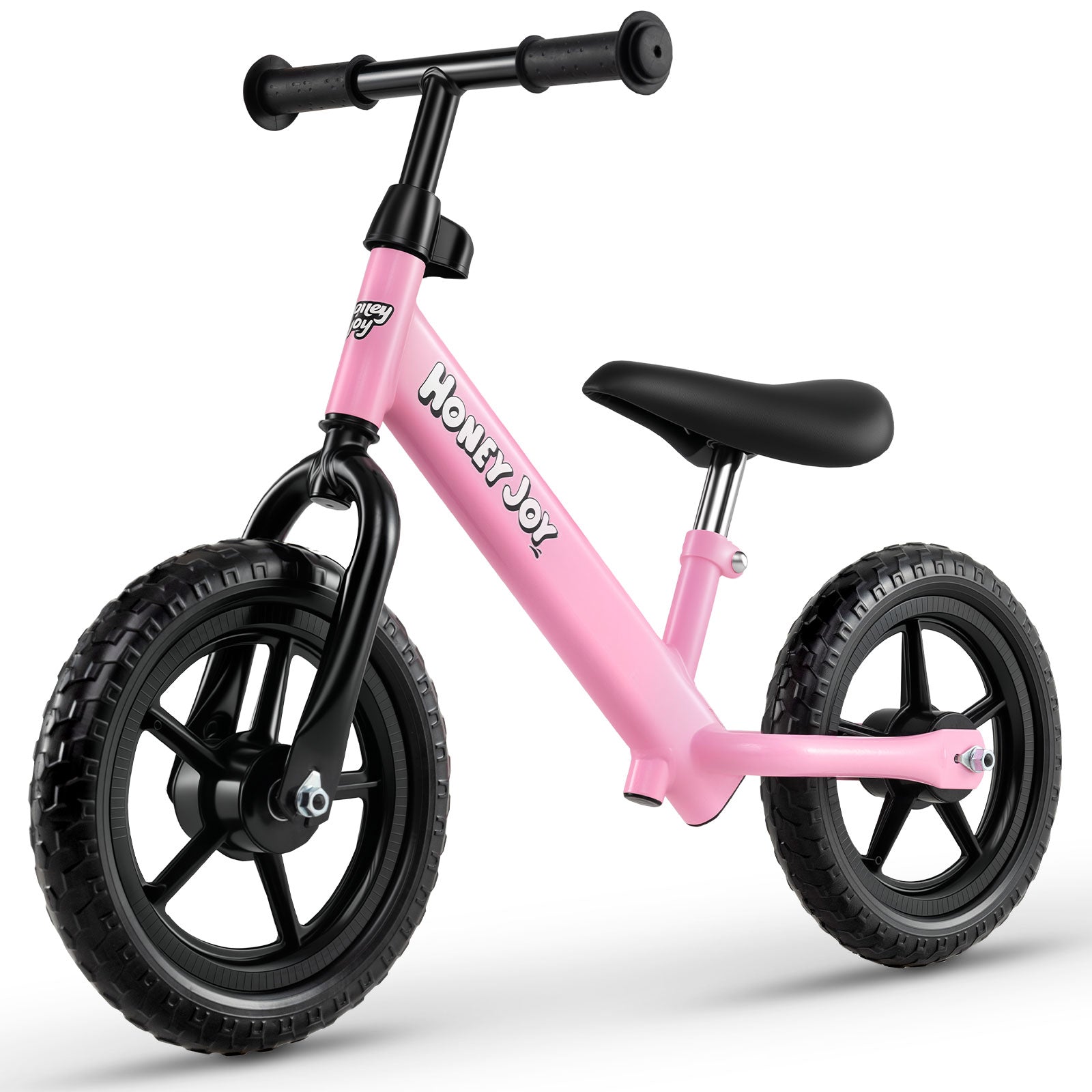 Lightweight Toddler Balance Bike No Pedal Training Bicycle, Pink Kids Bike at Gallery Canada