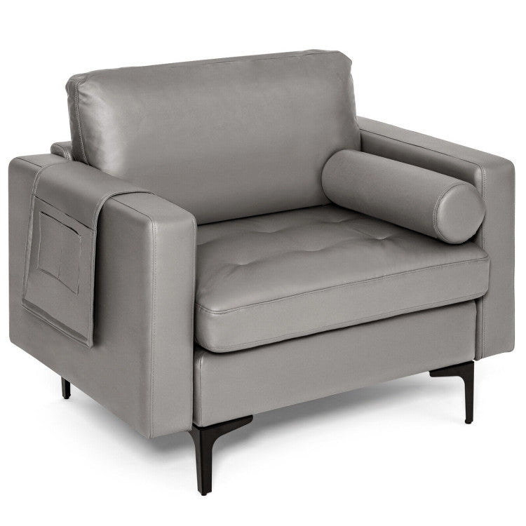 Floor Lamp, Accent Chair, 3-Seat Sofa Living Room Set Living Room at Gallery Canada