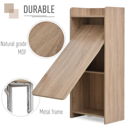 2 In 1 Folding Drop Leaf Table, 4-Tier Shelf, Oak Bar Tables & Dining Tables at Gallery Canada