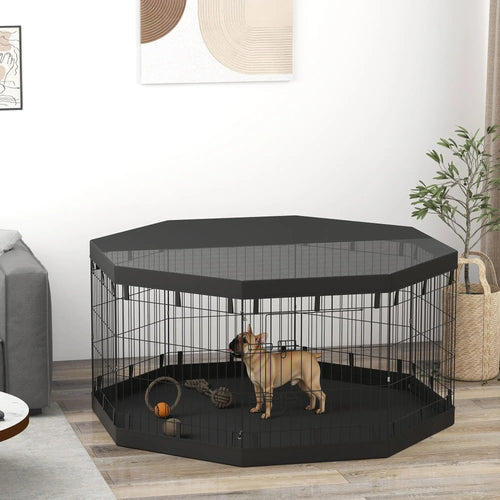 8 Panels Foldable Dog Playpen, 30