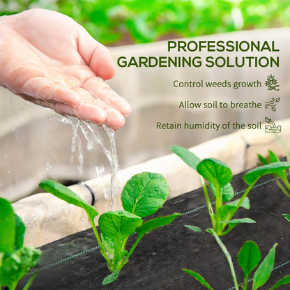 6.5ft x 164ft Weed Barrier, Landscape Fabric, Garden Weed Control, 4.6oz Weed Barrier Fabrics at Gallery Canada