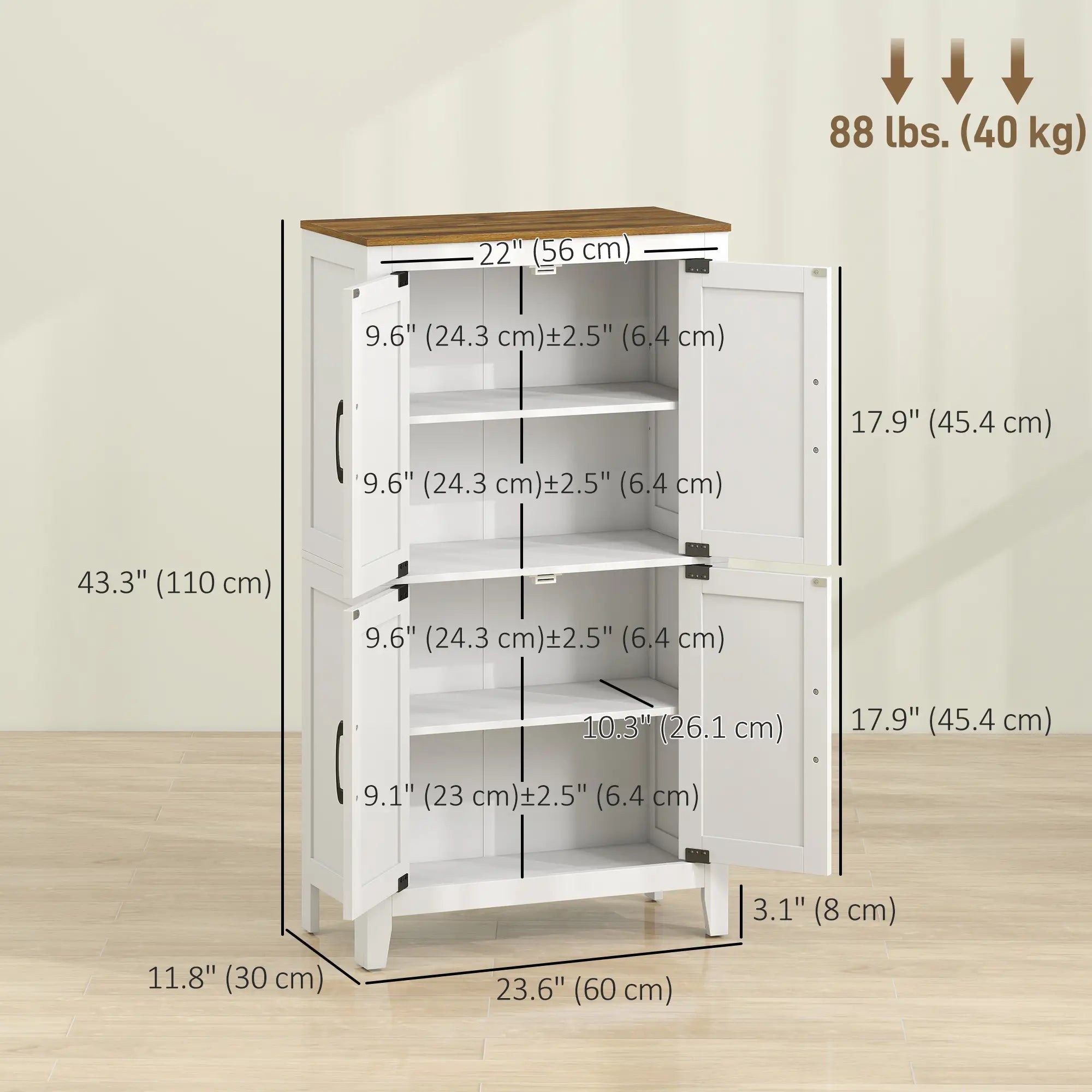 Bathroom Storage Cabinet, Barn Floor Cabinet, White Freestanding Bathroom Cabinets at Gallery Canada