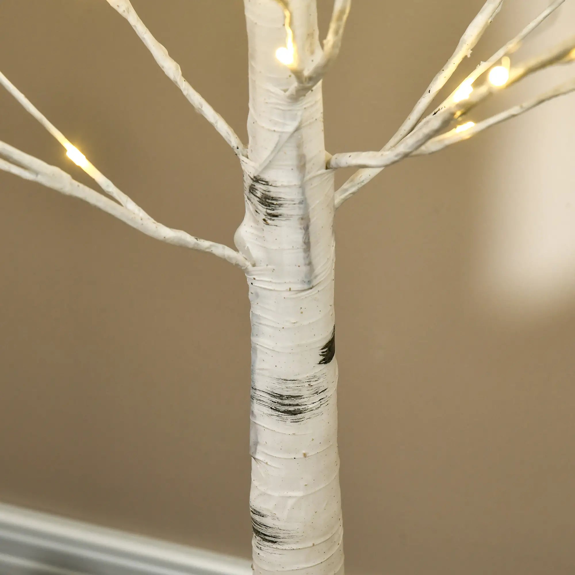 5 Ft Pre-Lit LED Artificial Birch Tree, Indoor Outdoor Use Artificial Tree at Gallery Canada