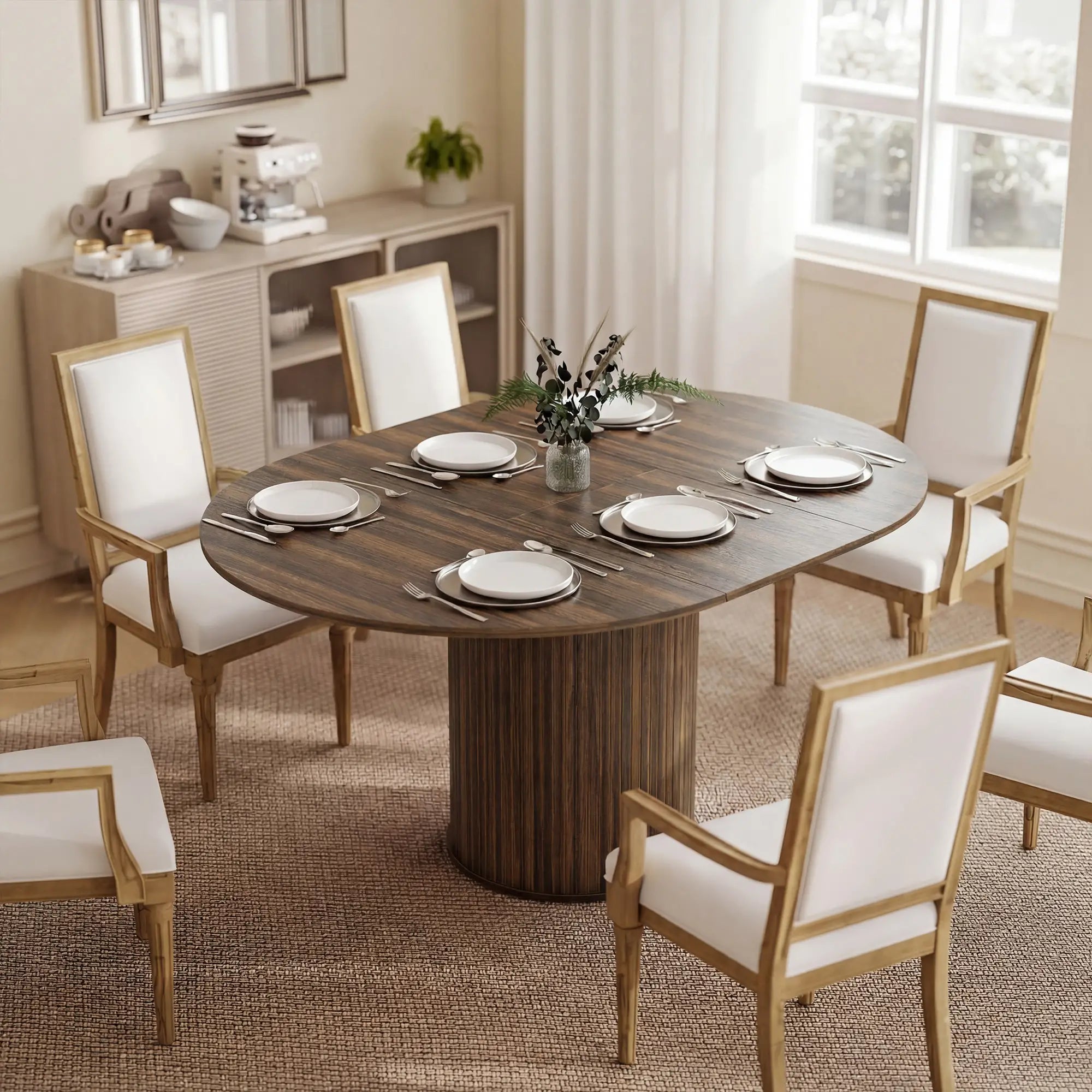 Extendable Kitchen Table, 43.5