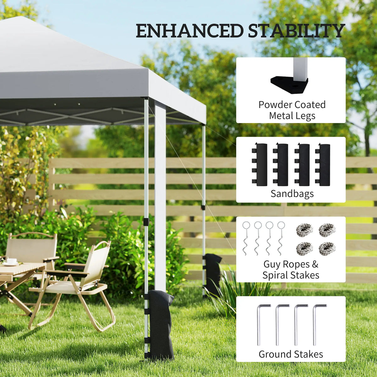 9.6 x 9.6 ft Pop Up Canopy Tent, UPF 50+, Sandbags, Wheeled Bag Pop Up Canopies at Gallery Canada