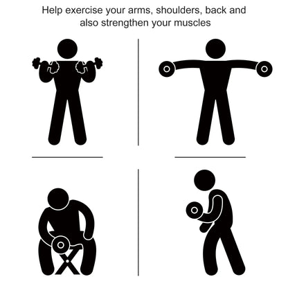 40lbs Rubber Hex Dumbbells, Fitness Training, Black Dumbbells & Barbells at Gallery Canada