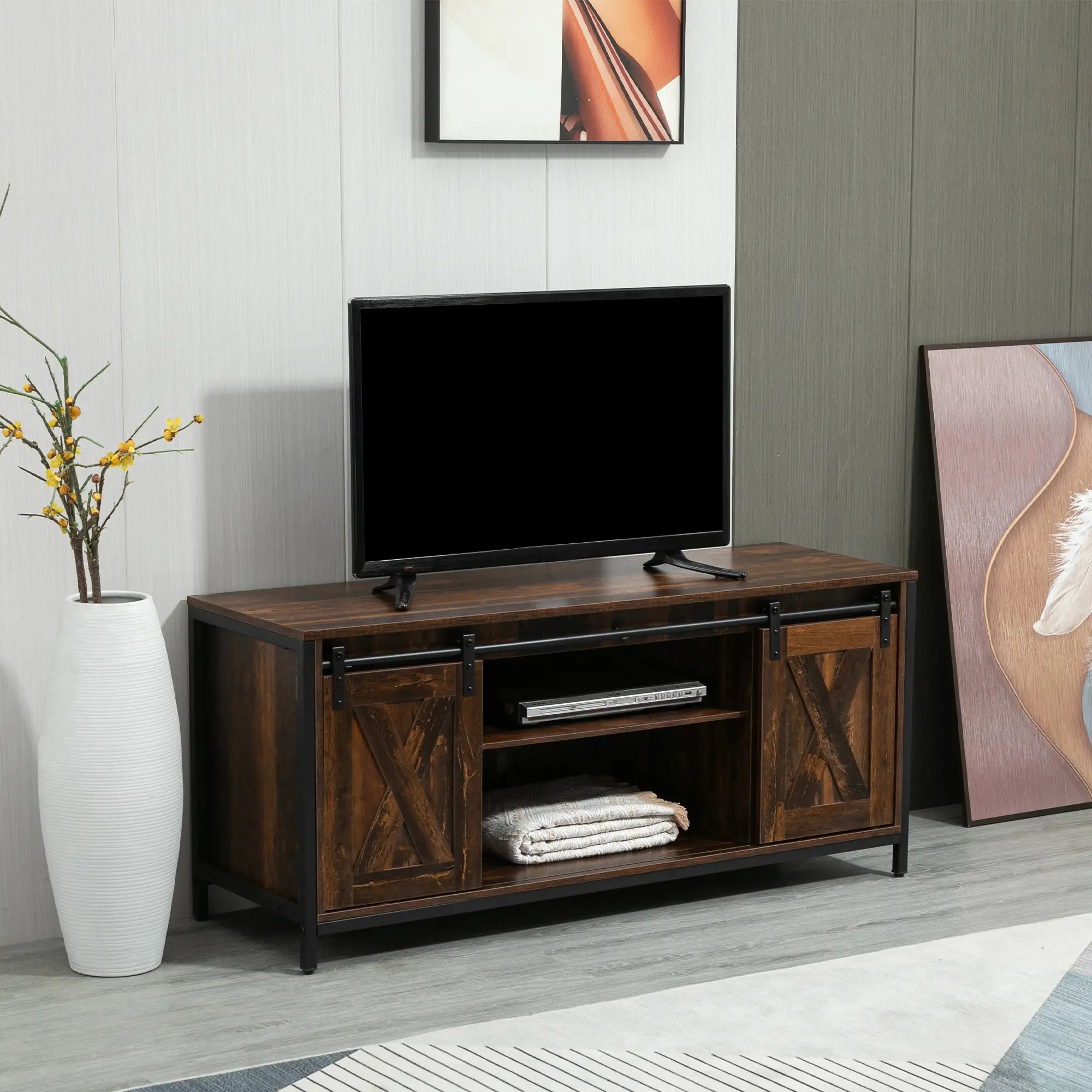 Industrial TV Stand for 60