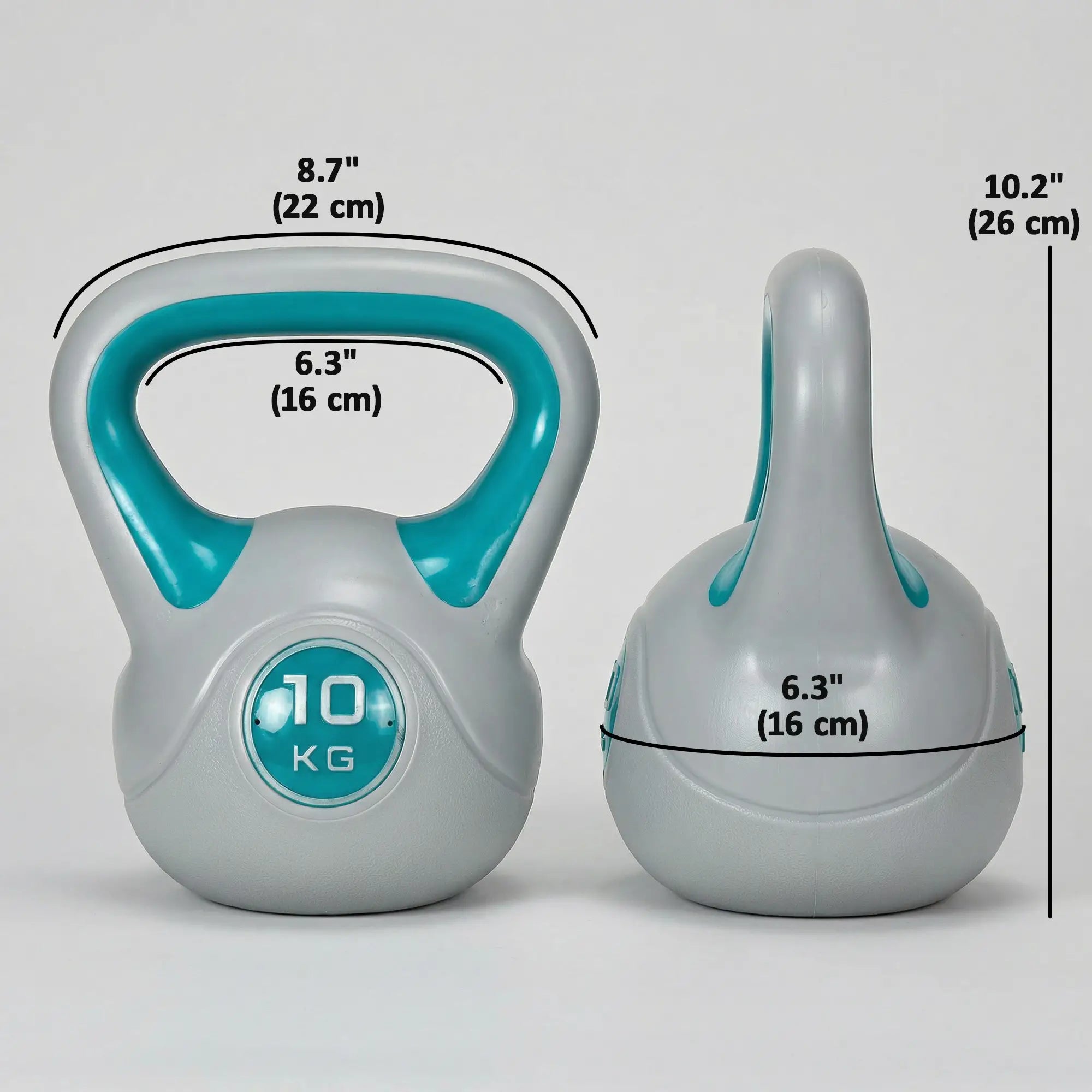 22 Lb Soft Kettlebell, Sand Filled Weight, Light Blue Strength Training Equipment at Gallery Canada