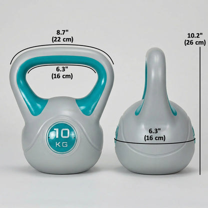 22 Lb Soft Kettlebell, Sand Filled Weight, Light Blue Strength Training Equipment at Gallery Canada