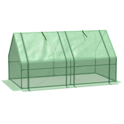 6' x 3' x 3' Portable Tunnel Greenhouse, Outdoor Garden, Green Mini Greenhouses at Gallery Canada