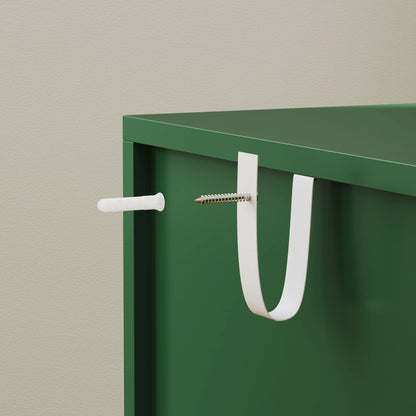 Modern Kitchen Storage Cabinet, Sideboard Buffet, 3 Drawers, Adjustable Shelves, Green Bar Cabinets at Gallery Canada