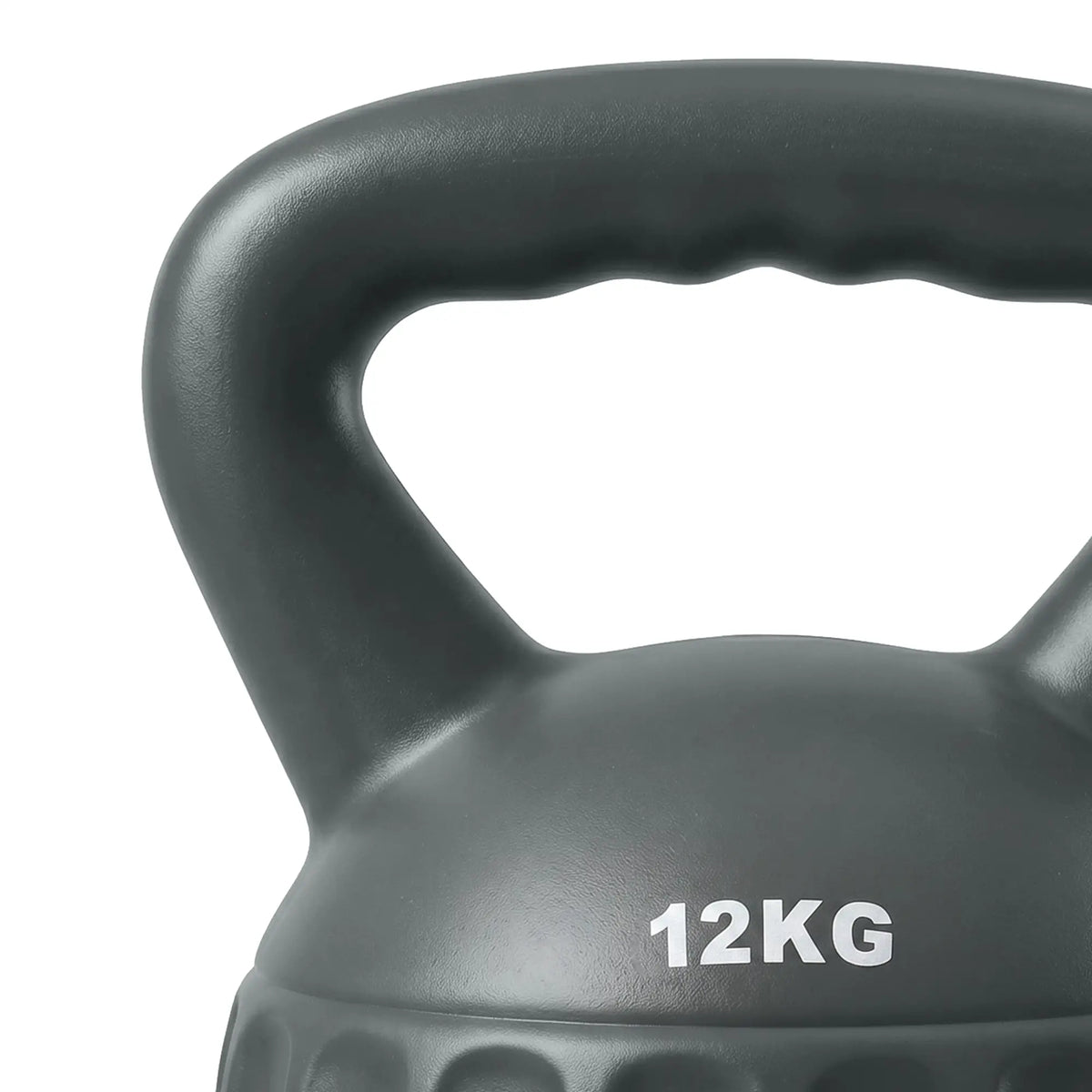26 lbs Kettlebell With Non-Slip Handle, Home Gym Weight Lifting, Grey Strength Training Equipment at Gallery Canada