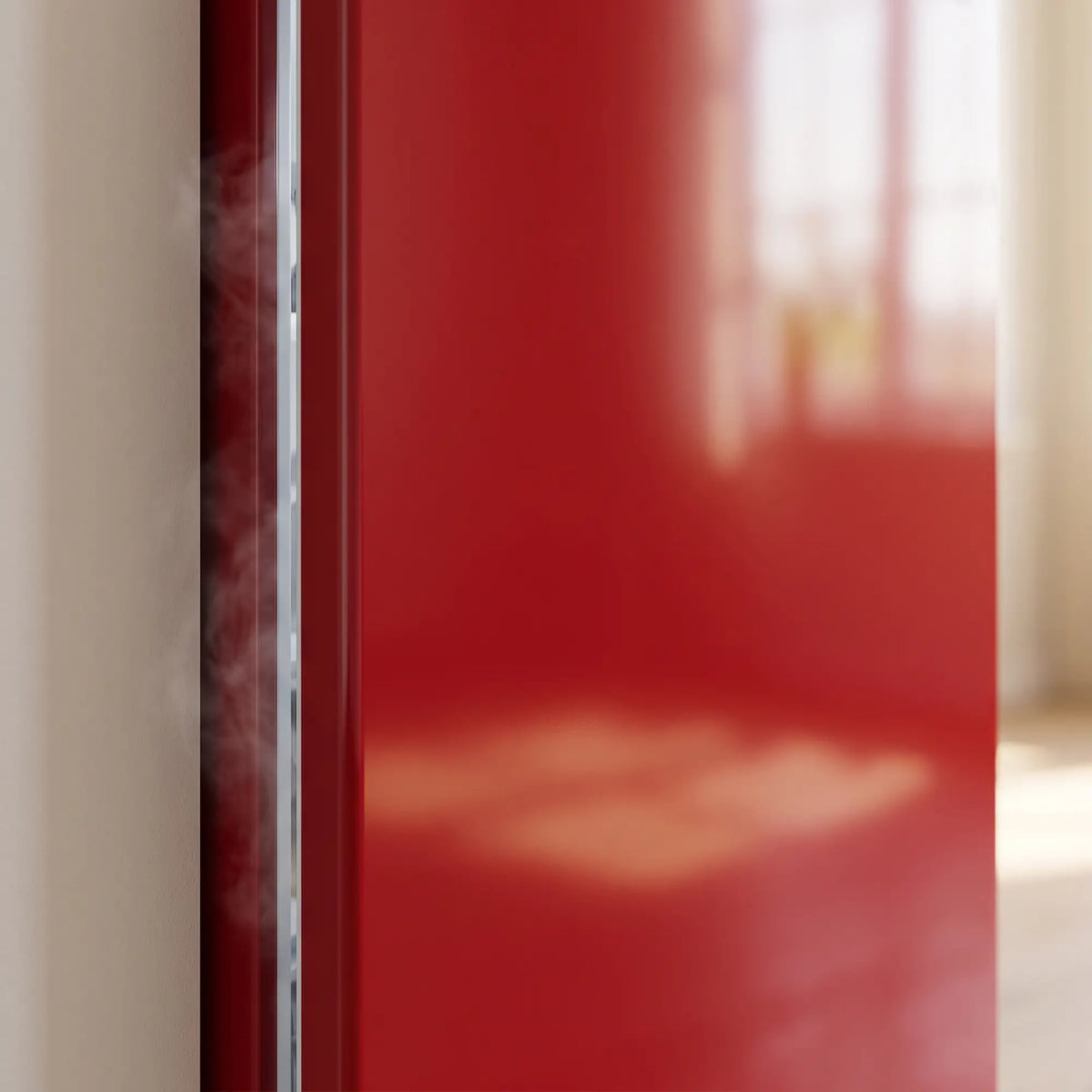 Upright Freezer 2.1 Cubic Feet, Reversible Door, 2 Shelves, Red Small Kitchen Appliances at Gallery Canada