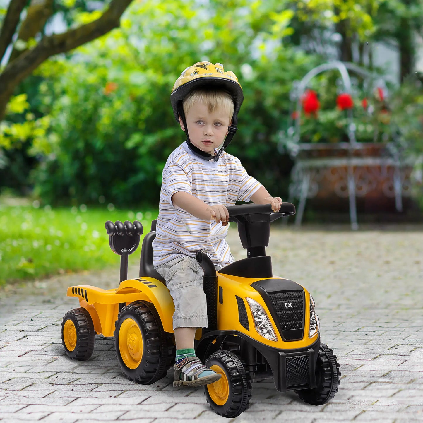 No Power Ride On Tractor with Shovel, Trailer Toy Excavators at Gallery Canada