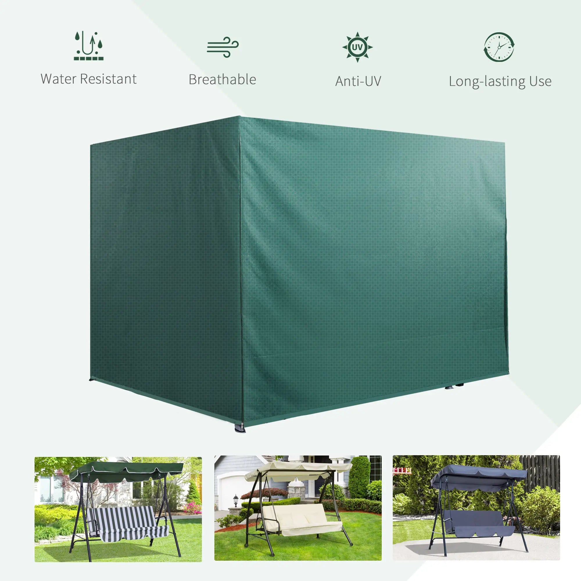 3-Seater Patio Swing Cover, Waterproof, 85
