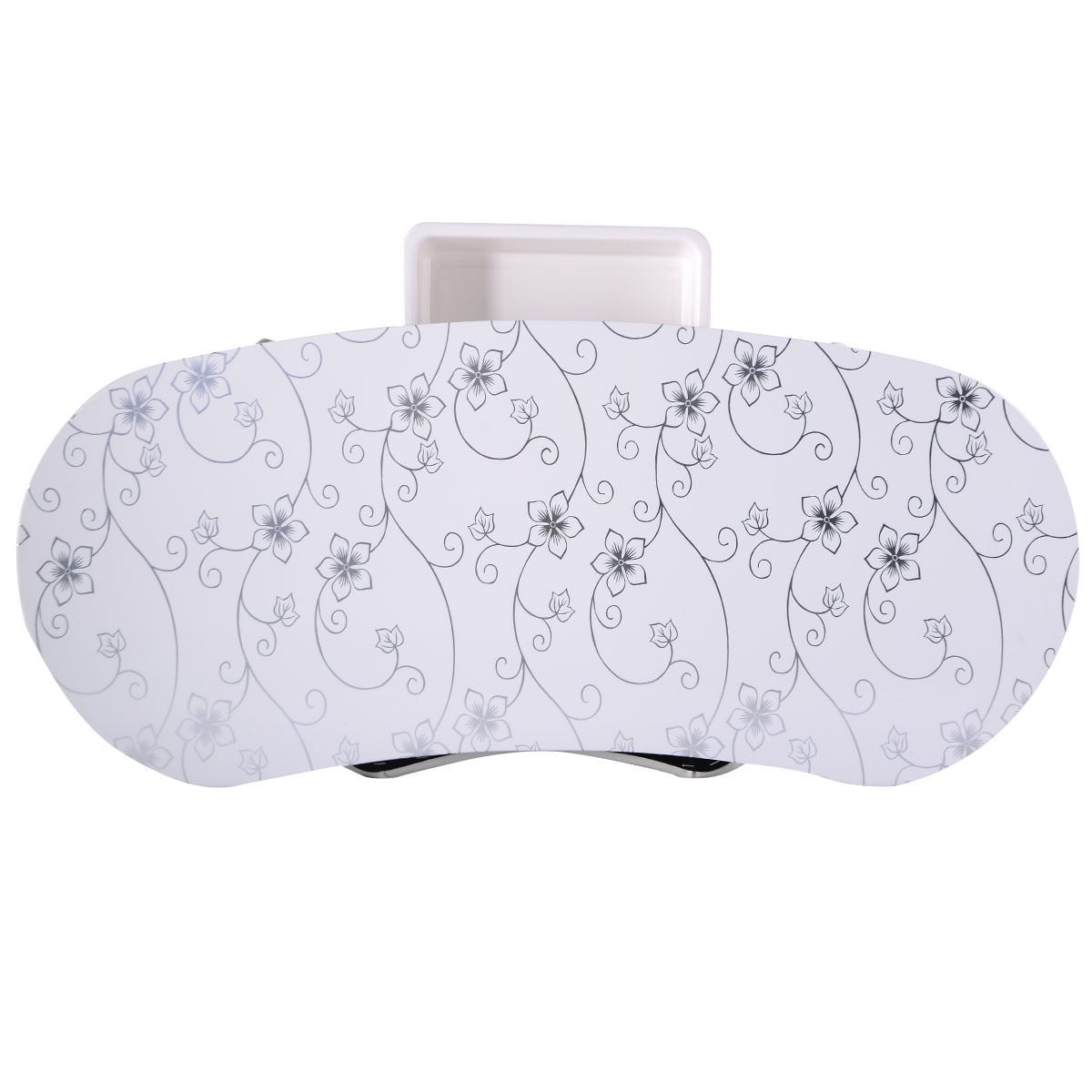Foldable Portable Manicure Table with Drawer Casters and Cushion, White Spa & Salon at Gallery Canada