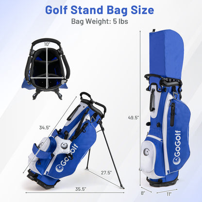 Men's Complete Golf Clubs and Bag Set with Headcovers and Putter, Blue Golf at Gallery Canada