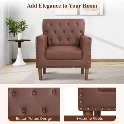Mid Century Modern Accent Chair, Brown Accent Chairs at Gallery Canada