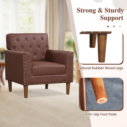 Mid Century Modern Accent Chair, Brown Accent Chairs at Gallery Canada