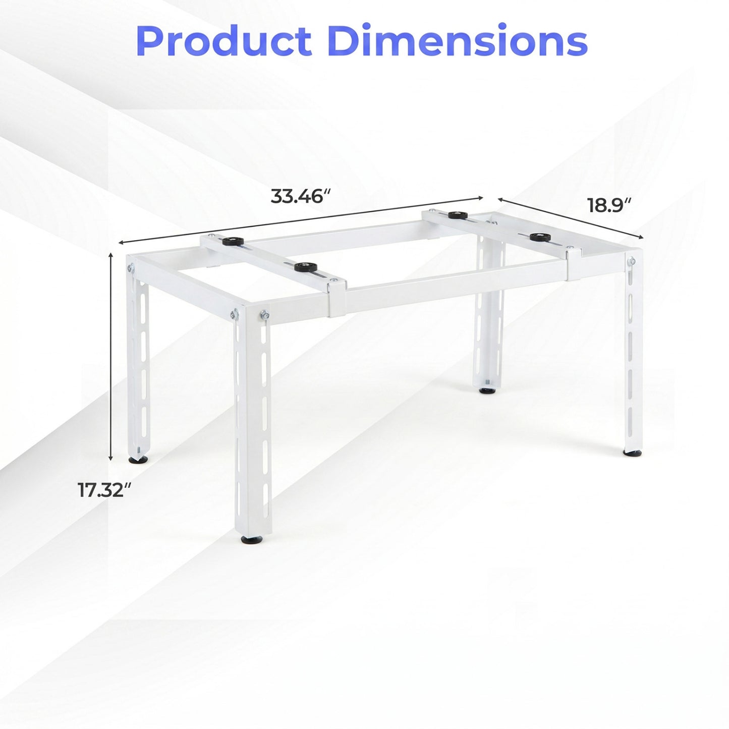 Mini Split Ground Stand, Adjustable For 9000-36000 BTU, White Mini Split AC Parts & Accessories at Gallery Canada