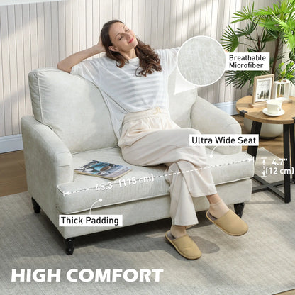 Modern Accent Chair, Leathaire Armchair, Cream White Single Sofas at Gallery Canada