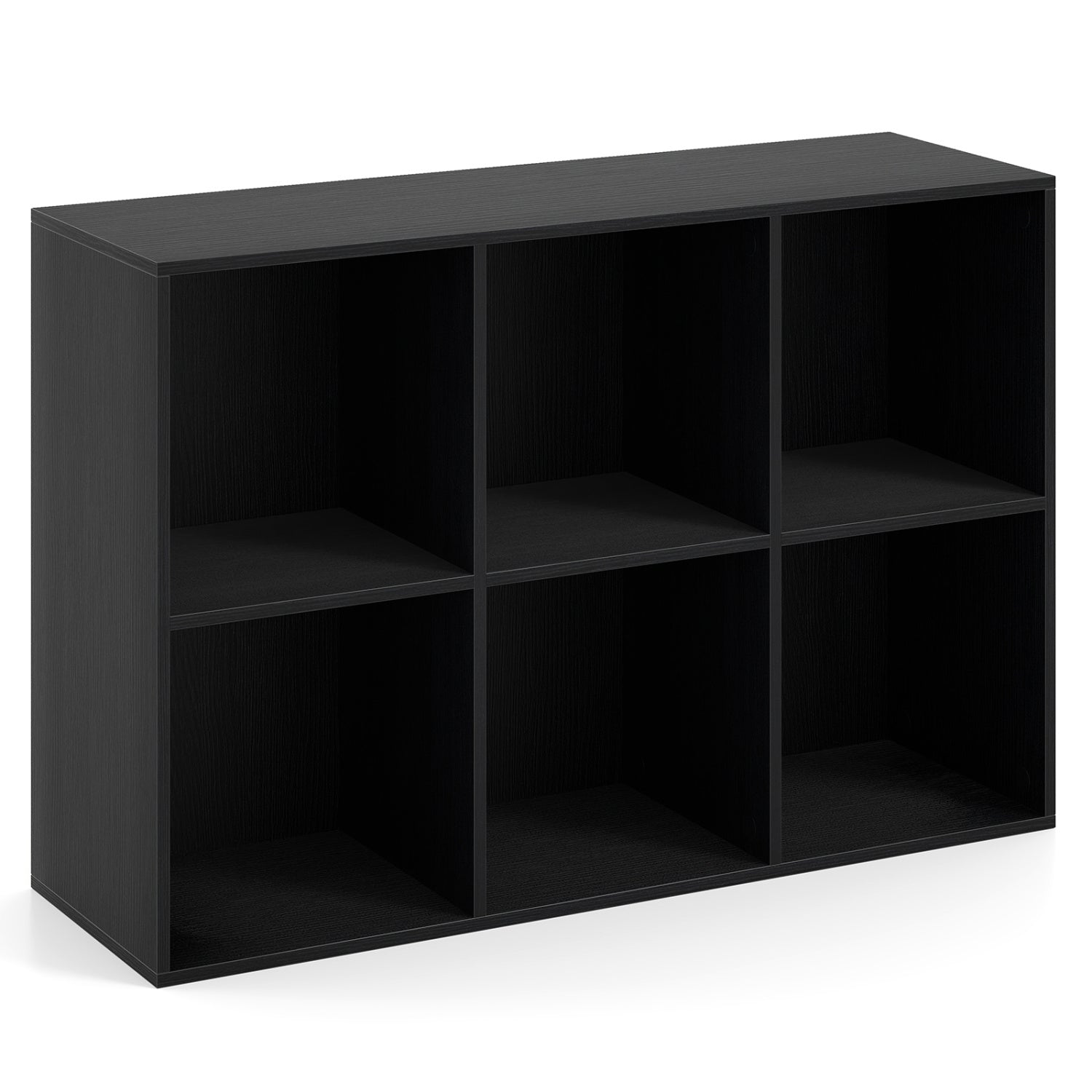 6-Cube Bookcase with Anti-Tipping Kit, Black Bookcases at Gallery Canada