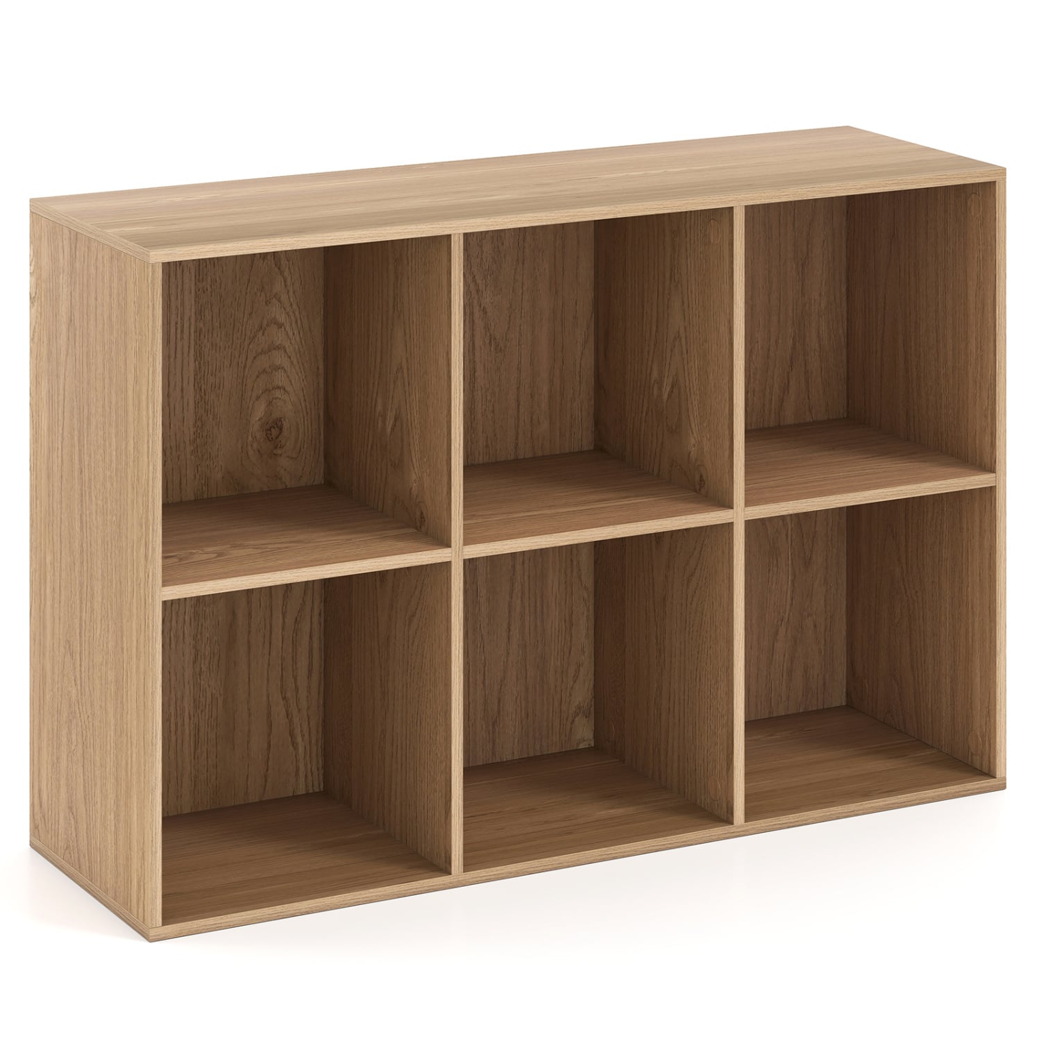 6-Cube Bookcase with Anti-Tipping Kit, Natural Bookcases Natural at Gallery Canada