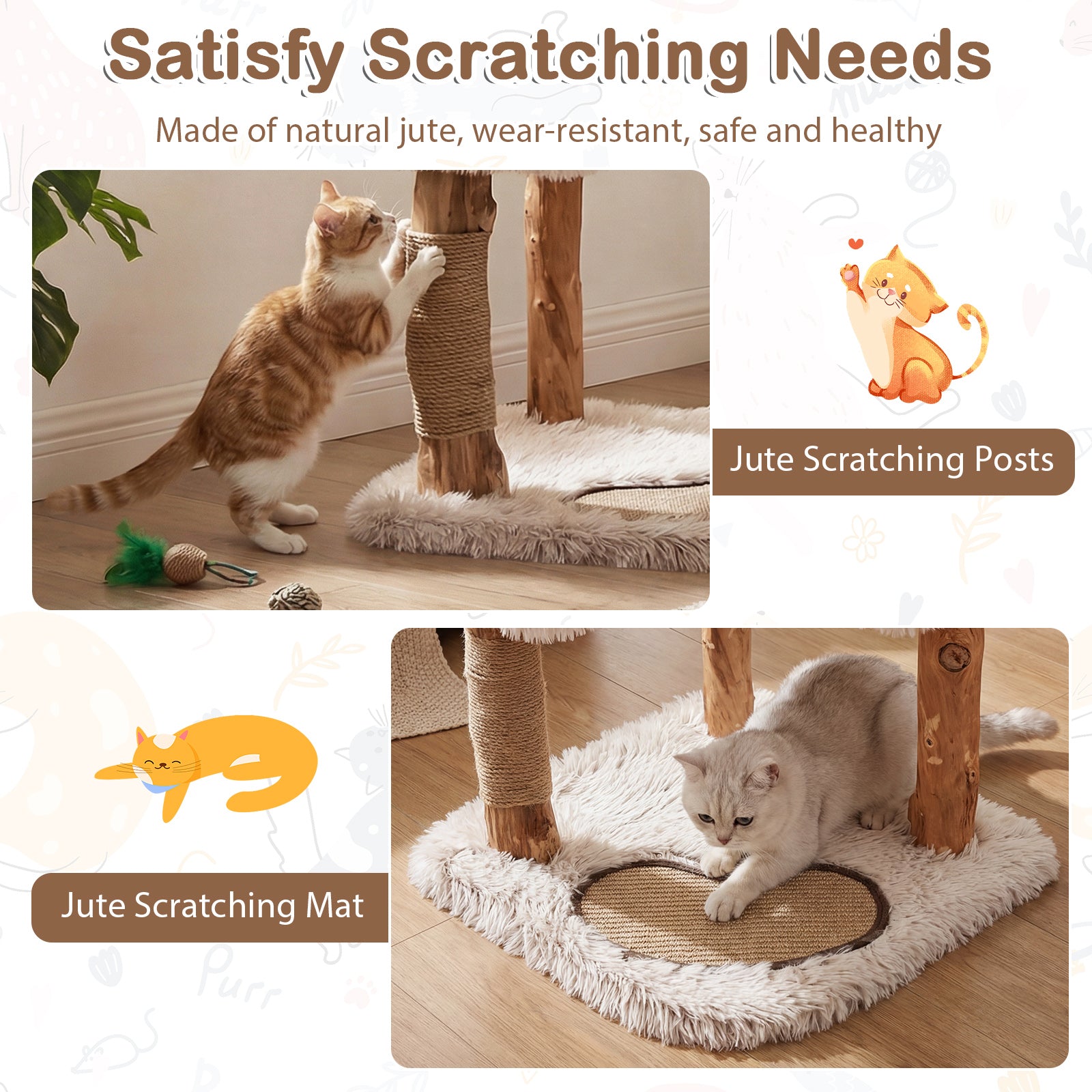 Modern Cat Tree Tower 40