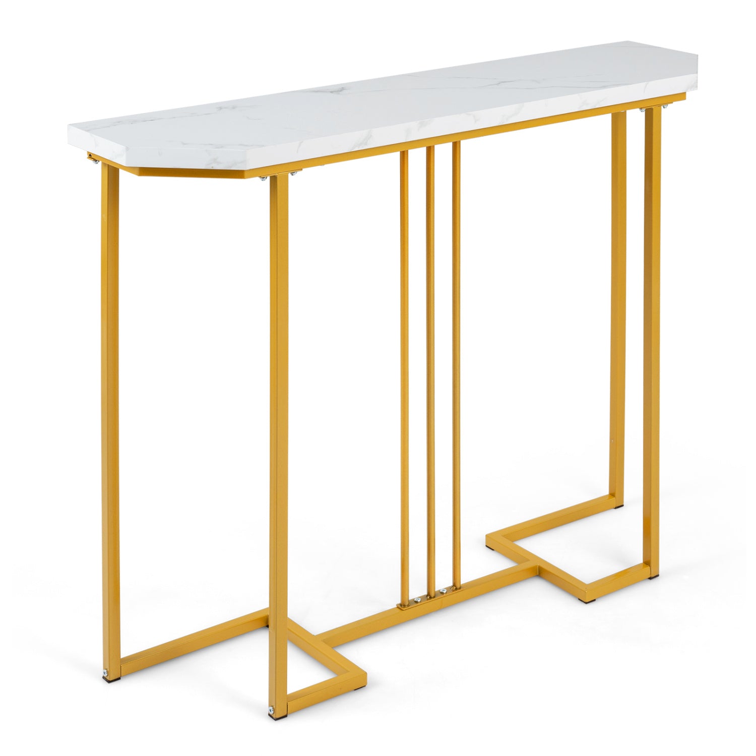 Modern Console Table Narrow Entryway Table, White Console Tables at Gallery Canada