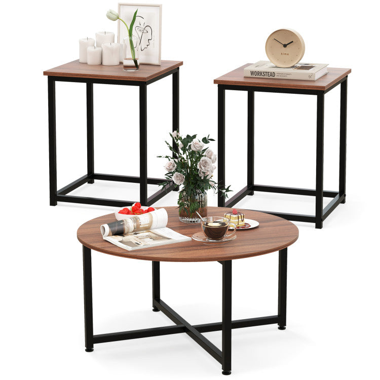 Modern Furniture Set, 2 Dining Chairs, Computer Desk, 3 Coffee Tables Furniture at Gallery Canada