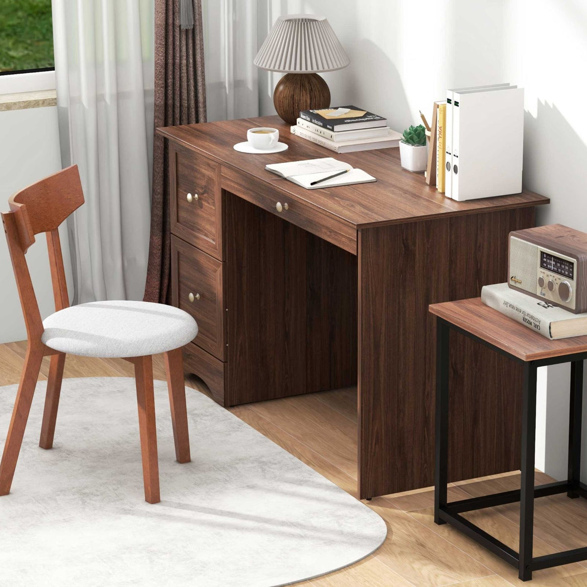 Modern Furniture Set, 2 Dining Chairs, Computer Desk, 3 Coffee Tables Furniture at Gallery Canada