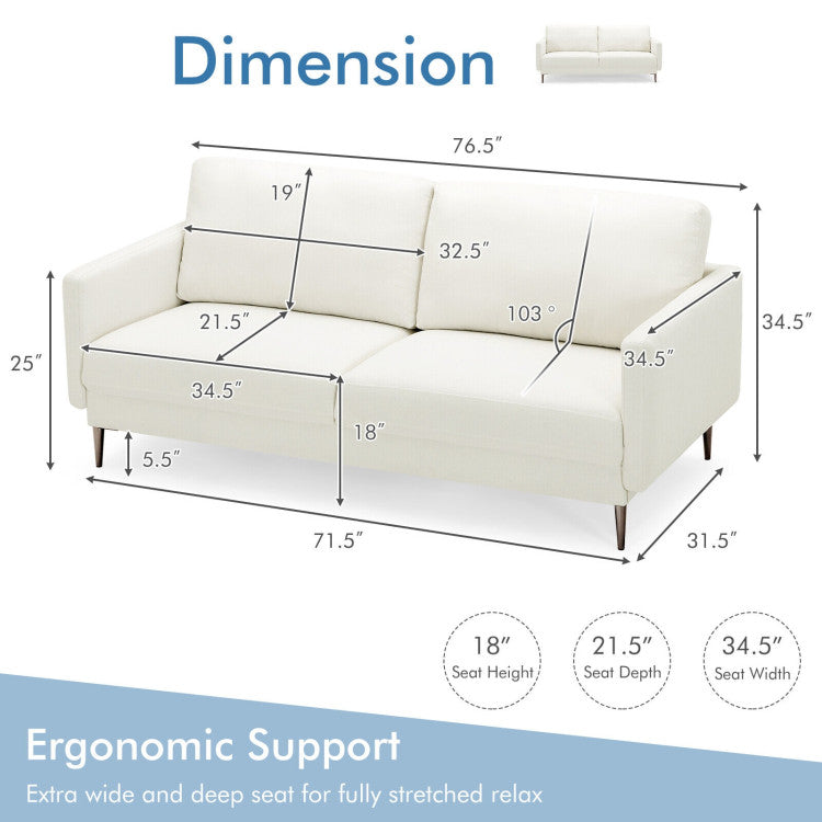 Modern Living Room Set, Loveseat Armchair Side Table Coffee Table Living Room at Gallery Canada