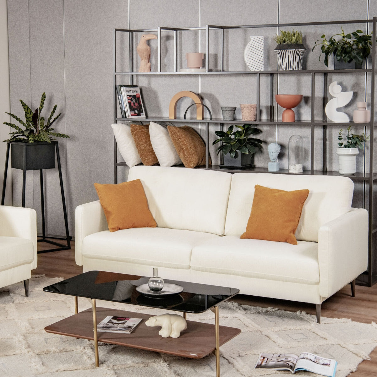 Modern Loveseat, White Sofas & Loveseats at Gallery Canada