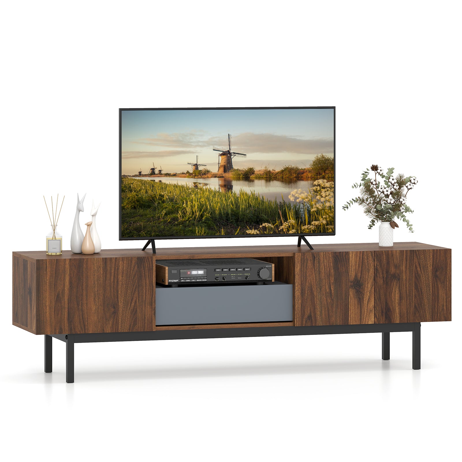 Modern Mid Century TV Cabinetfor TVs up to 82