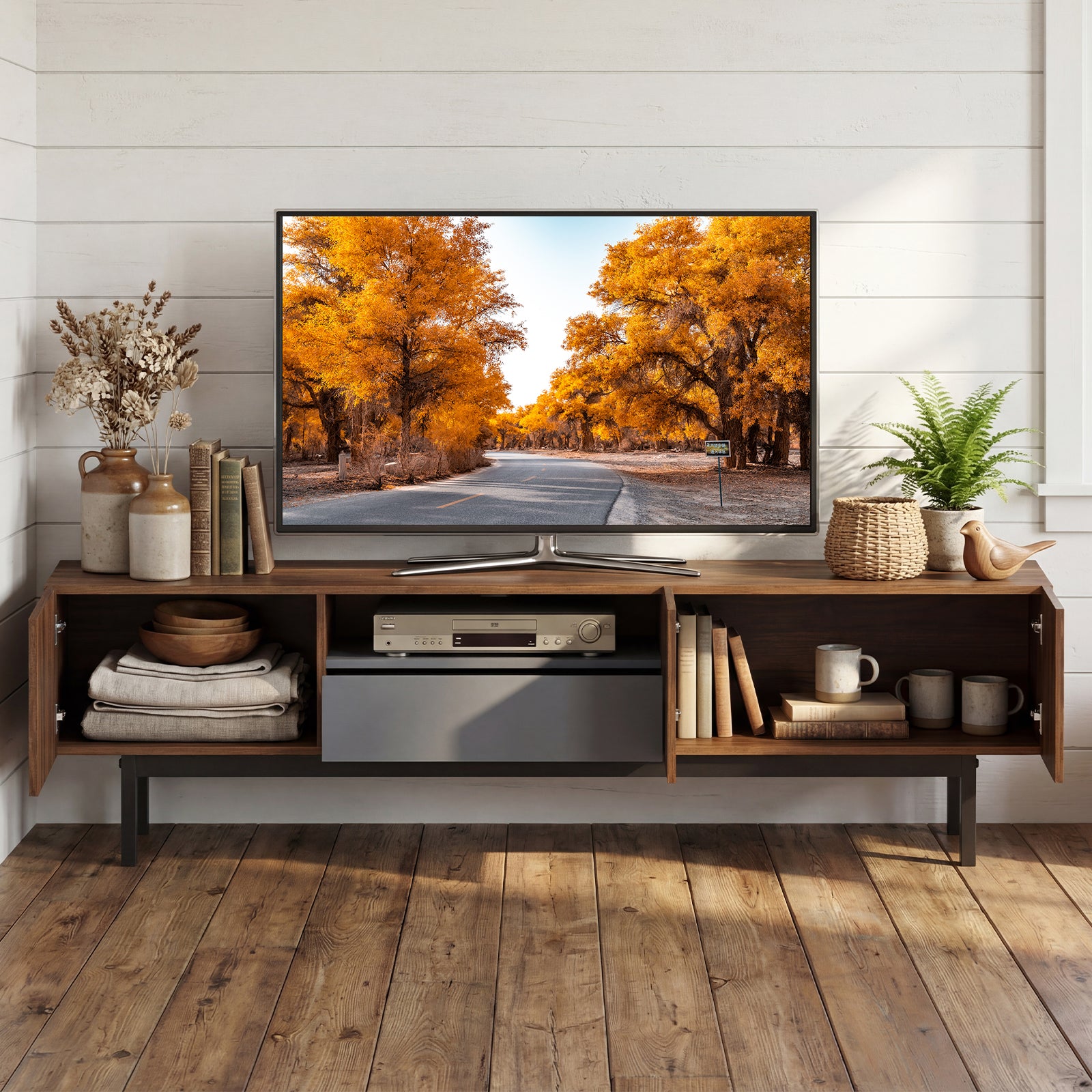 Modern Mid Century TV Cabinetfor TVs up to 82