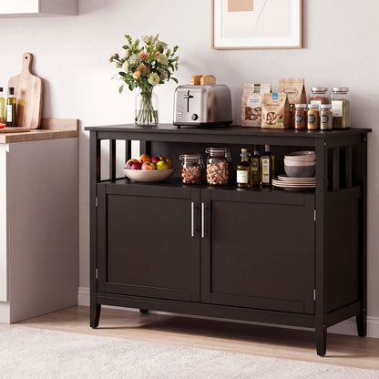 Wooden Kitchen Lockers, Large Storage, Brown