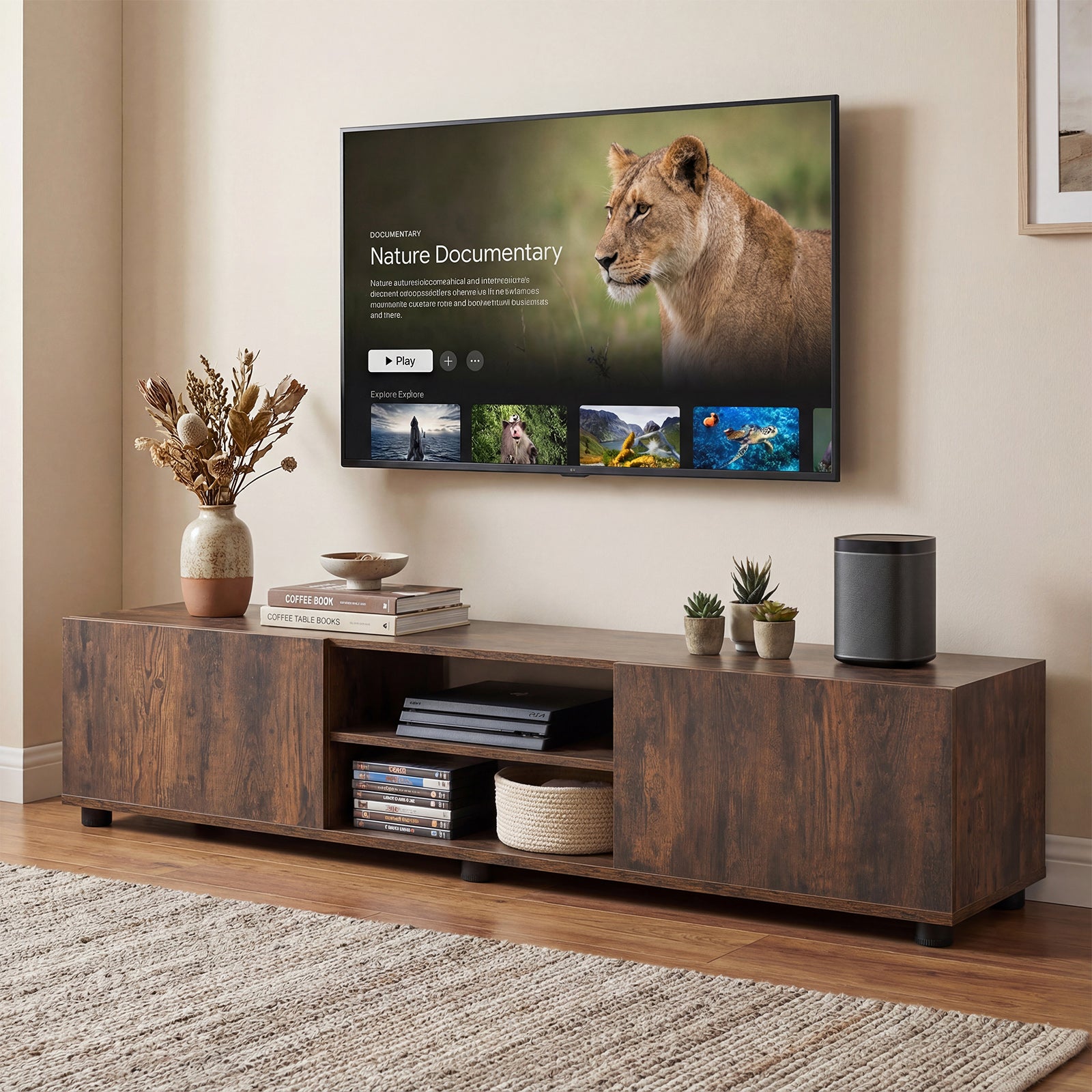 Modern TV Stand For 70