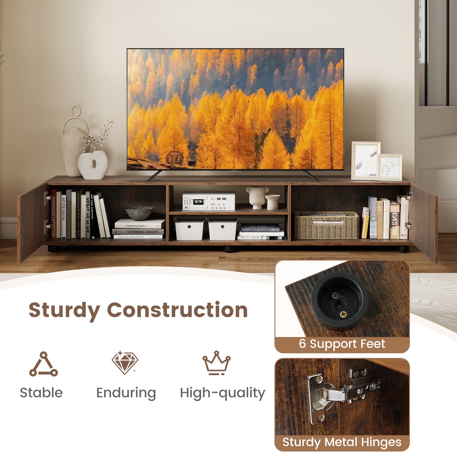 Modern TV Stand For 70