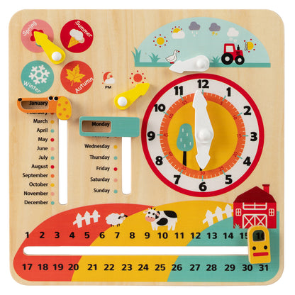 Montessori Wooden Toy for Toddlers Educational Learning Clock Toy About Season Learning Toys Options at Gallery Canada