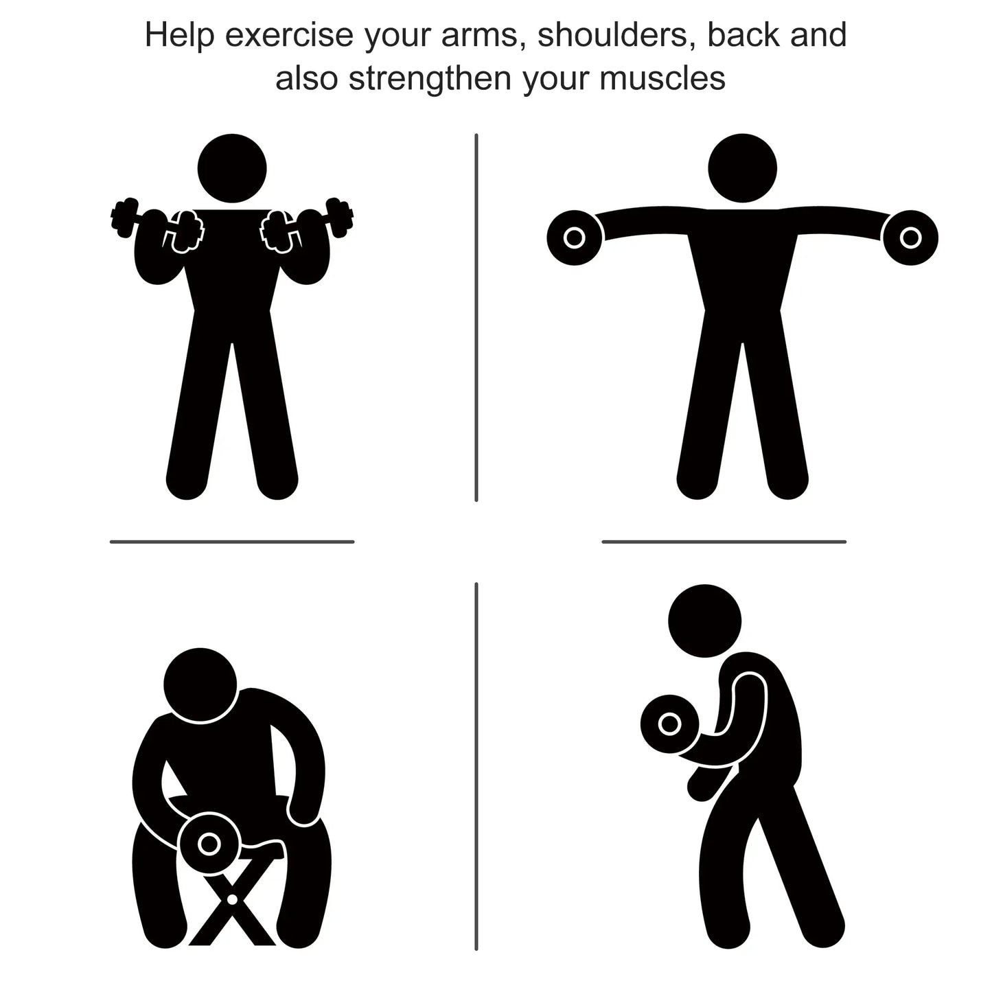 50lbs Rubber Hex Dumbbells, Hand Weight, Home Gym, Black Dumbbells & Barbells at Gallery Canada